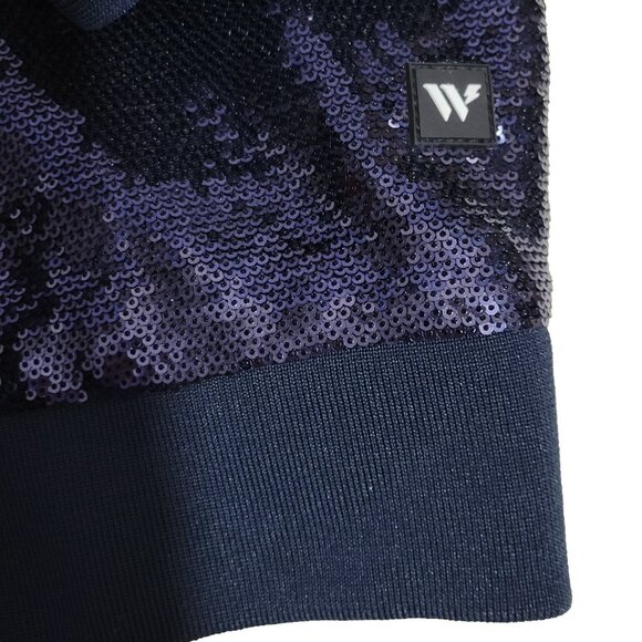 Chicago Bears Sequin Ombre Jacket Women Size 2XL The Wild Collective NFL XXL NEW - Picture 14 of 16